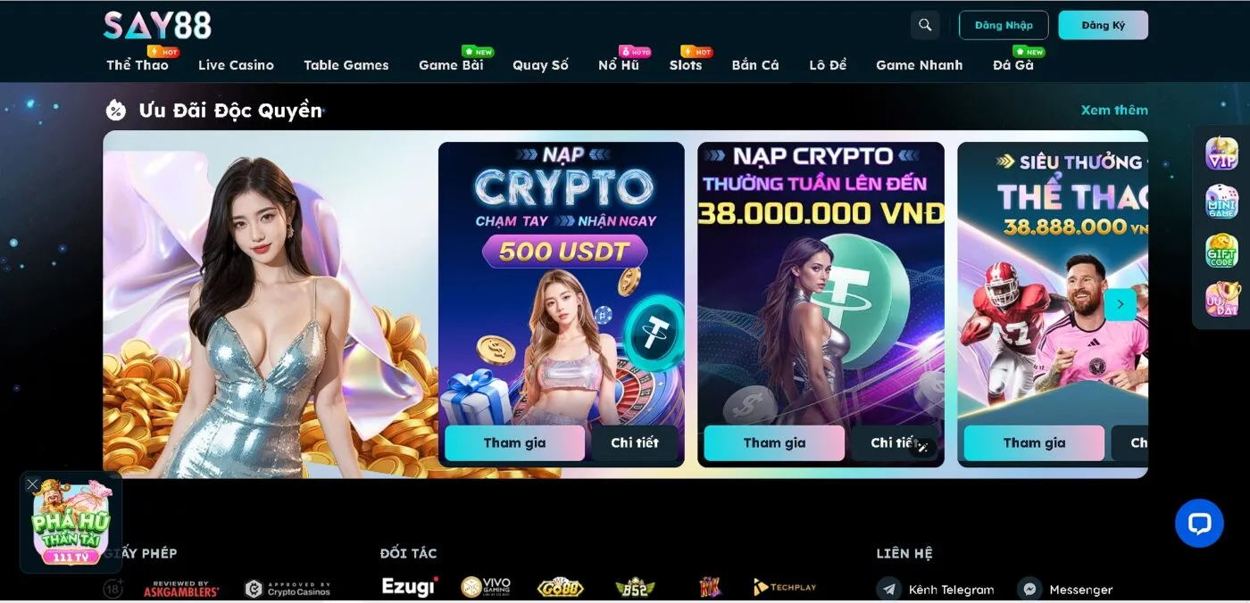 Say88 mang đến nền tảng trải nghiệm cá cược ổn định